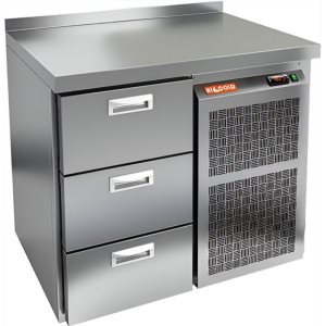 Стол холодильный среднетемпературный HiCold GN 3 BR2 TN без столешницы