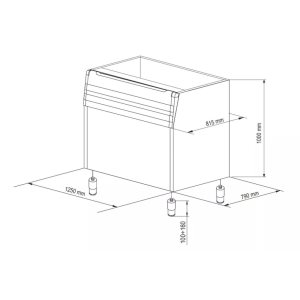 Бункер для льда Brema Bin 350 (для G 280-510, TM 250-450) - Изображение 2