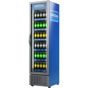 Шкаф холодильный Frigoglass Smart 360 (R290) (сер.корпус,бел.кабинет,сер.рамка дв.,1Led,5полок,5ЦД)