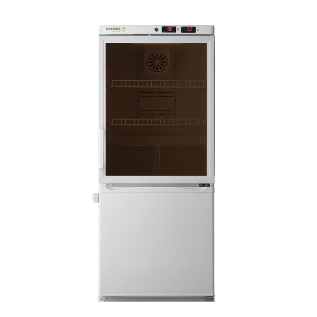 Холодильник комбинированный лабораторный Pozis ХЛ-250-1 тонир. стекла