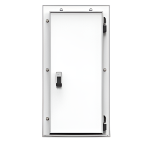 Дверь холодильная распашная одностворчатая НТ-РДО-1200*1900/80 (с металлической рамой)