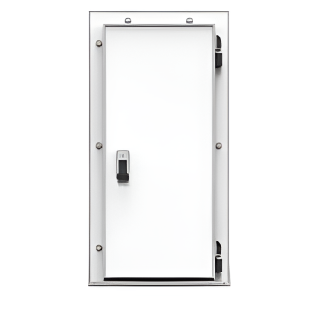 Дверь холодильная распашная одностворчатая СТ-РДО-800*1800/80 (с металлической рамой)