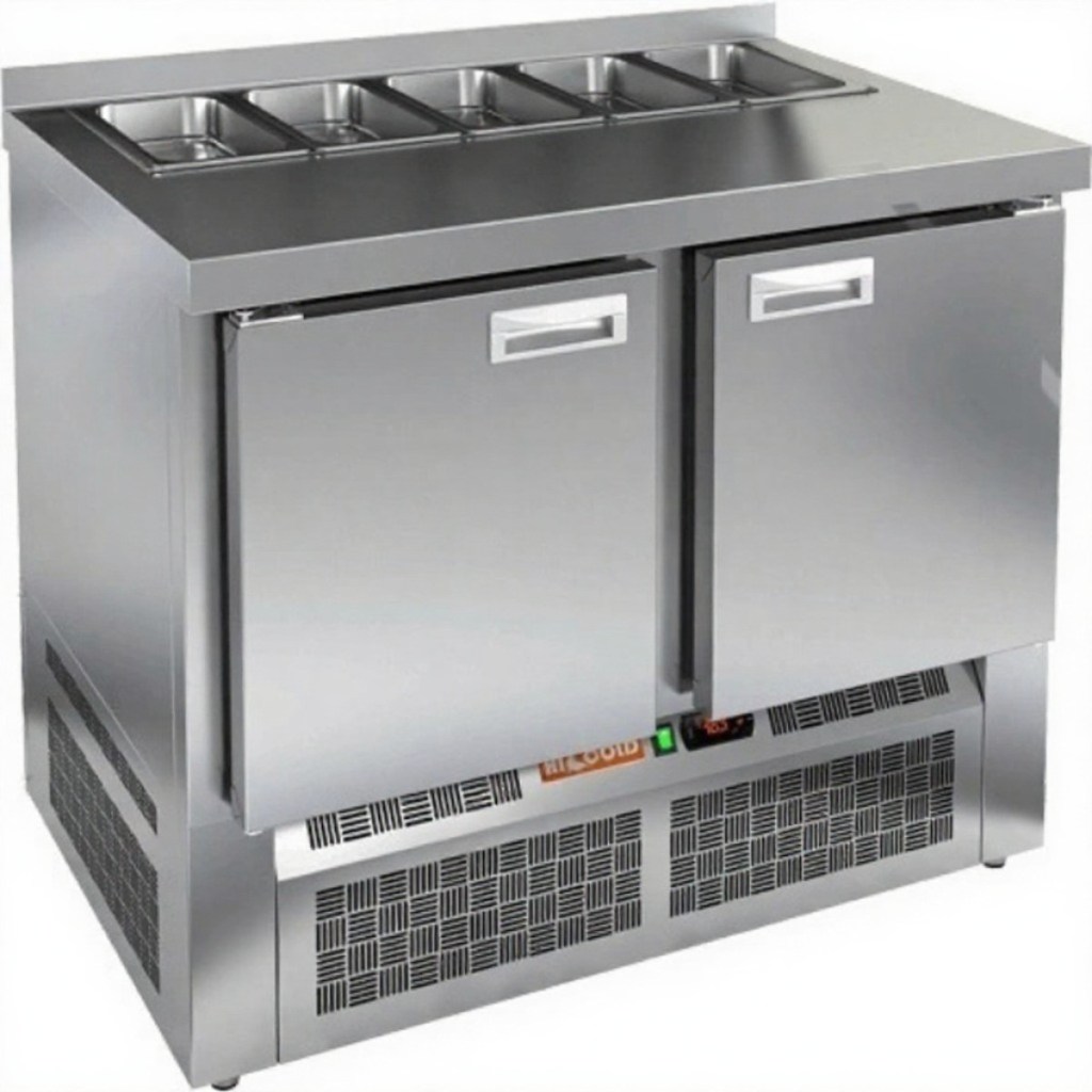 Стол холодильный для салатов SLE1-11GN (1/6)