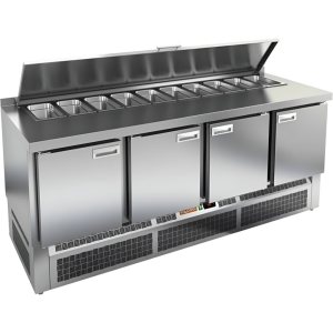 Стол холодильный для салатов HiCold SLE2-1111GN (1/6)