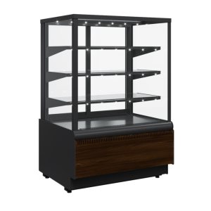 Витрина кондитерская Carboma KC70 VV 0,6-1 Standard Паттерн (0105 Венге)