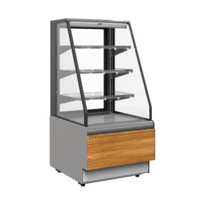Витрина кондитерская Carboma KC70 VM 0,9-2 Standart Паттерн открытая (0107 Ольха)