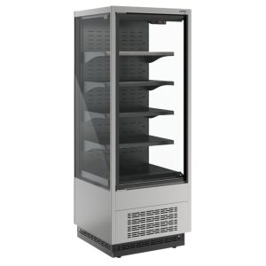 Горка холодильная Carboma FC20-07 VV 0,6-1 STANDARD фронт X1 (версия 2.0) (9006-9005)