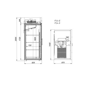 Шкаф холодильный низкотемпературный Arkto F1.4-S - Изображение 2