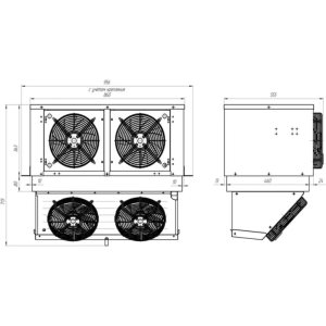Моноблок холодильный среднетемпературный Intercold ММСМ-218 FT T - Изображение 3