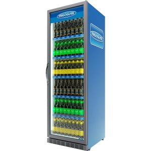 Шкаф холодильный Frigoglass Max 700 (R290) (сер.корпус,бел.кабинет,сер.рамка дв.,2Led,6полок,6ЦД)