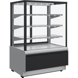 Витрина кондитерская Carboma KC70 VV 1,3-1 Standard (ВХСв-1,3д Carboma Cube Люкс Техно) (9006-9005)