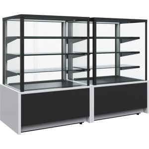 Витрина кондитерская Carboma KC70 VV 1,3-1 Standard (ВХСв-1,3д Carboma Cube Люкс Техно) (9006-9005) - Изображение 2