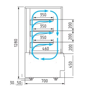 Витрина кондитерская Carboma KC70 VV 0,9-1 Standard (9005-0430) - Изображение 2