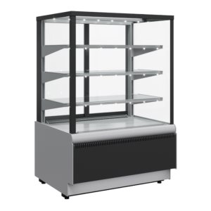 Витрина кондитерская Carboma KC70 VV 0,6-1 Standard (ВХСв-0,6д Carboma Cube Люкс Техно) (9006-9005)