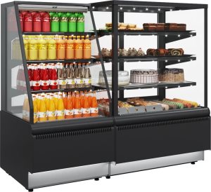 Витрина кондитерская Carboma KC70 VM 1,3-2 Standard (9005-0430) открытая - Изображение 3